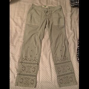 Anthropologie Pants - Anthropologie Eyelet Wanderer Utility Pants Anthropologie Pants - Anthropologie Eyelet Wanderer Utility Pants